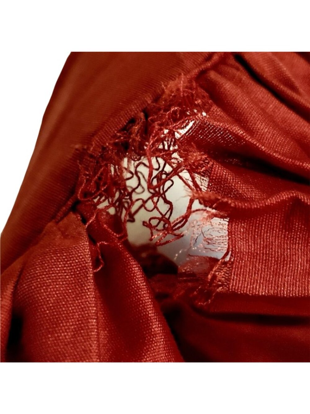 50s Skirt Set Lava Red Black Velvet Fit and Flare Size 6 Small - Picture 9 of 9